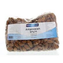 Foto van Nova Vitae Amandelen bruin ongebrand raw