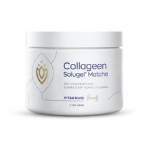 Foto van Vitakruid Matcha collageen sunmatcha & solgel
