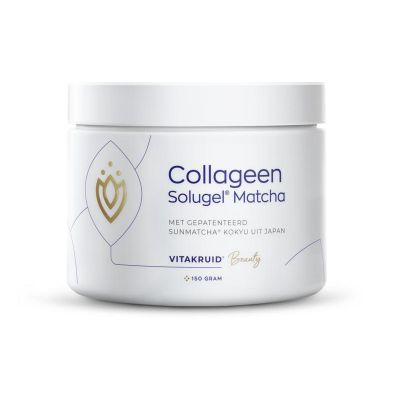 Vitakruid Matcha collageen sunmatcha & solgel Vitakruid Matcha collageen sunmatcha & solgel 150 gram - Overige vitaminen/mineralen