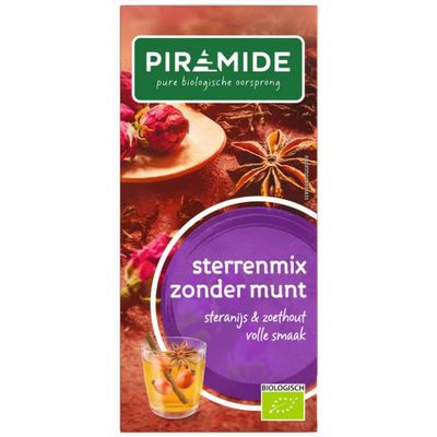 Piramide Sterrenmix zonder munt thee eko