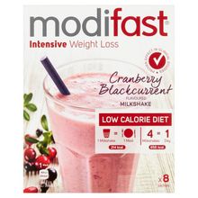 Foto van Modifast Intensive milkshake cranberry