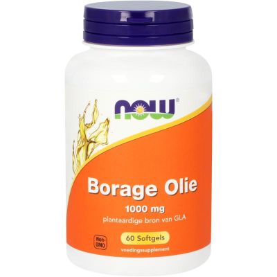 NOW Borage oil 1000 mg 60 softgels - Vetzuren
