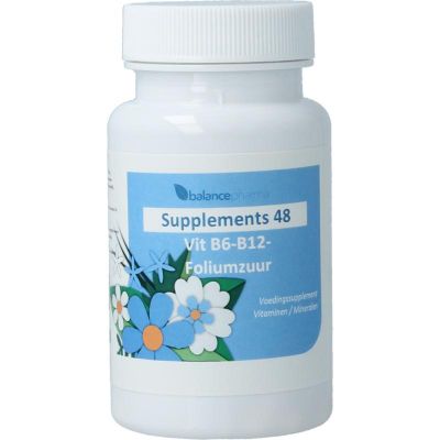 Supplements Vitamine B6-B12-foliumzuur