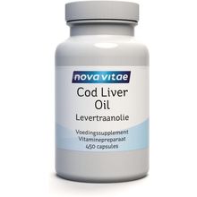 Foto van Nova Vitae Levertraanolie capsules