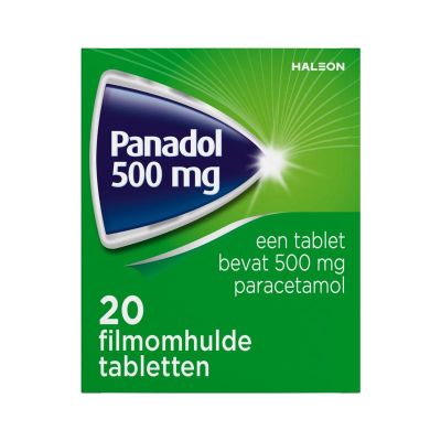 Panadol glad 500 mg Panadol glad 500 mg 20 tabletten - Pijnstillers