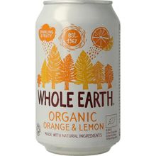 Foto van Whole Earth Sparkling orange & lemon bio