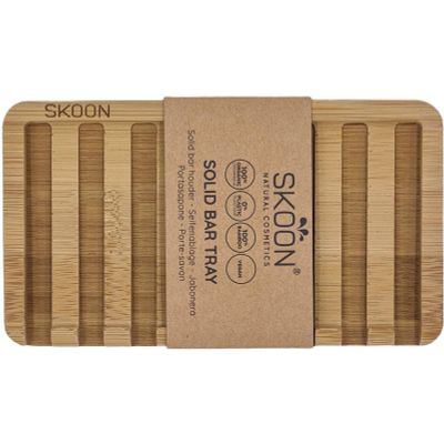 Skoon Solid bar tray - 2 bar - all bamboo 1 set - Zeep