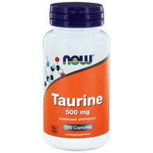 Foto van NOW Taurine 500 mg