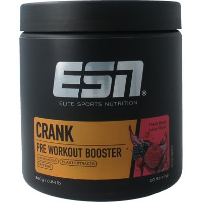 ESN Crank fresh berry juice ESN Crank fresh berry juice 380 gram - Overig sport