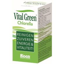 Foto van Bloem Chlorella vital green