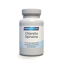 Nova Vitae Chlorella spirulina Foto van Nova Vitae Chlorella spirulina