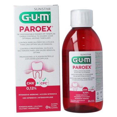 Foto van GUM Paroex mondspoelmiddel