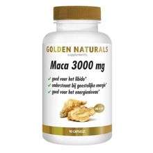 Foto van Golden Naturals Maca 3000mg