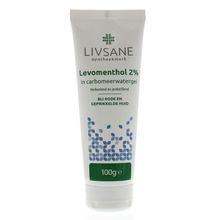 Foto van Livsane Levomenthol 2% carbomeer gel 1%