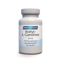 Nova Vitae Acetyl l carnitine 588 mg Foto van Nova Vitae Acetyl l carnitine 588 mg