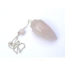 Foto van Pendel druppel roze kwarts