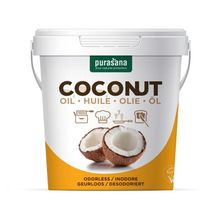 Foto van Purasana Kokosnootolie ontgeurd biologisch