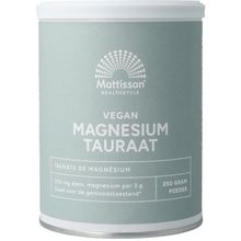 Foto van Mattisson Magnesium tauraat poeder vegan