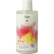 Foto van Dove Glow bad & douchegel