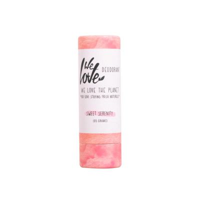 We Love 100% Natural deodorant stick sweet serenity