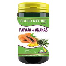 Foto van SNP Papaja -ananas 400 mg