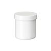 Afbeelding van Zalfpot wit PP plastobel gedopt 125 ml