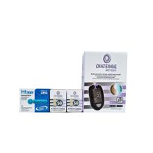 Foto van Diatesse Xper meter, prikpen, 100 strips en 100 HT One 28G lancetten