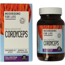 Foto van Mushrooms F Life Cordyceps bio