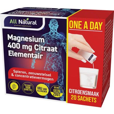 All Natural Magnesium 400mg