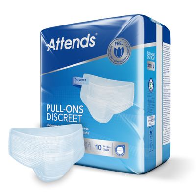 Attends Pull ons discreet 3 large 10 stuks - Pants en broekjes