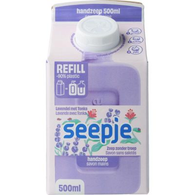 Foto van Seepje Handzeep lavendel tonka refill