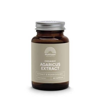 Mattisson Agaricus 400mg bio 60 capsules - Overige vitaminen/mineralen