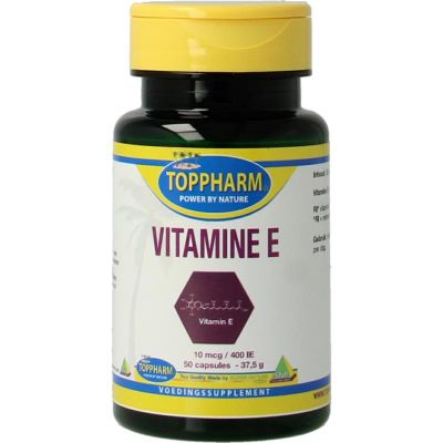 Toppharm vitamine e 10mcg 400ie