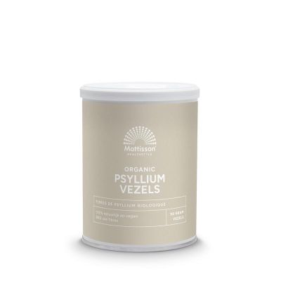Mattisson Psyllium vezels biologisch 90 gram - Overige vitaminen/mineralen