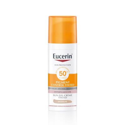 Eucerin Sun pig cont SPF50+ tm Eucerin Sun pig cont SPF50+ tm 50 Milliliter - In de zon