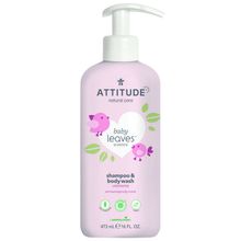 Foto van Attitude Baby leaves 2 in 1 shampoo parfrumvrij