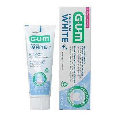 GUM Tandpasta white original 75 milliliter - Tandpasta