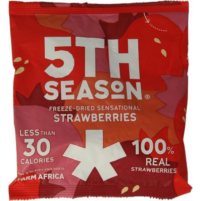 5TH Season Freeze dried strawberries 8 gram - Overig reform/levensmiddelen