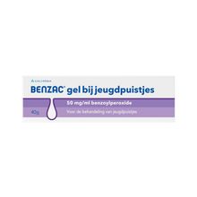 Foto van Benzac Gel 50mg/ml benzoylperoxide