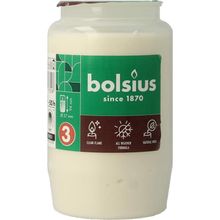 Foto van Bolsius Herdenkingslicht nr 3 compo transparant