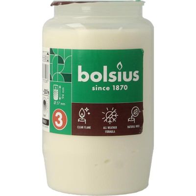 Bolsius Herdenkingslicht nr 3 compo transparant Bolsius Herdenkingslicht nr 3 compo transparant 1 stuk - Overig huishoudelijk