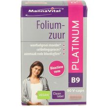 Foto van Mannavital Foliumzuur platinum