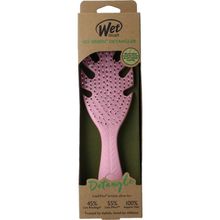 Foto van Wetbrush Go green detangler pink
