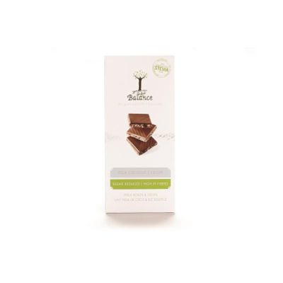 Choco stevia tablet melk/kokoscreme 85 gram - Snoepgoed suikervrij