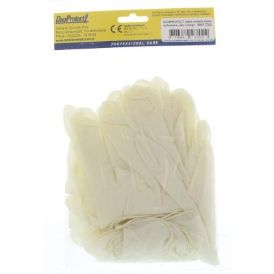 Duoprotect Handschoen latex extra large 10 stuks - Handschoenen