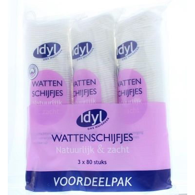 Idyl Wattenschijfjes voordeelpak 80 stuks