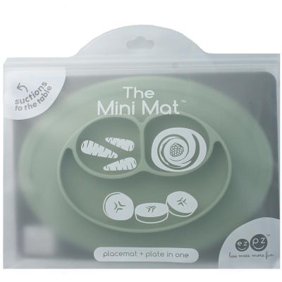 Ezpz Mini mat sage 1 stuks - Babyflessen en benodigdheden