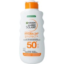 Foto van Ambre Solaire Hydraterende melk protect SPF50+