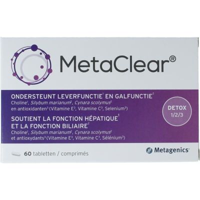 Metagenics Metaclear NOA NFD 60 tabletten - Algemeen