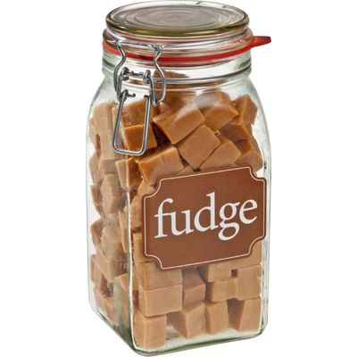 Weckpot fudge 900 gram - Snoep en chocola